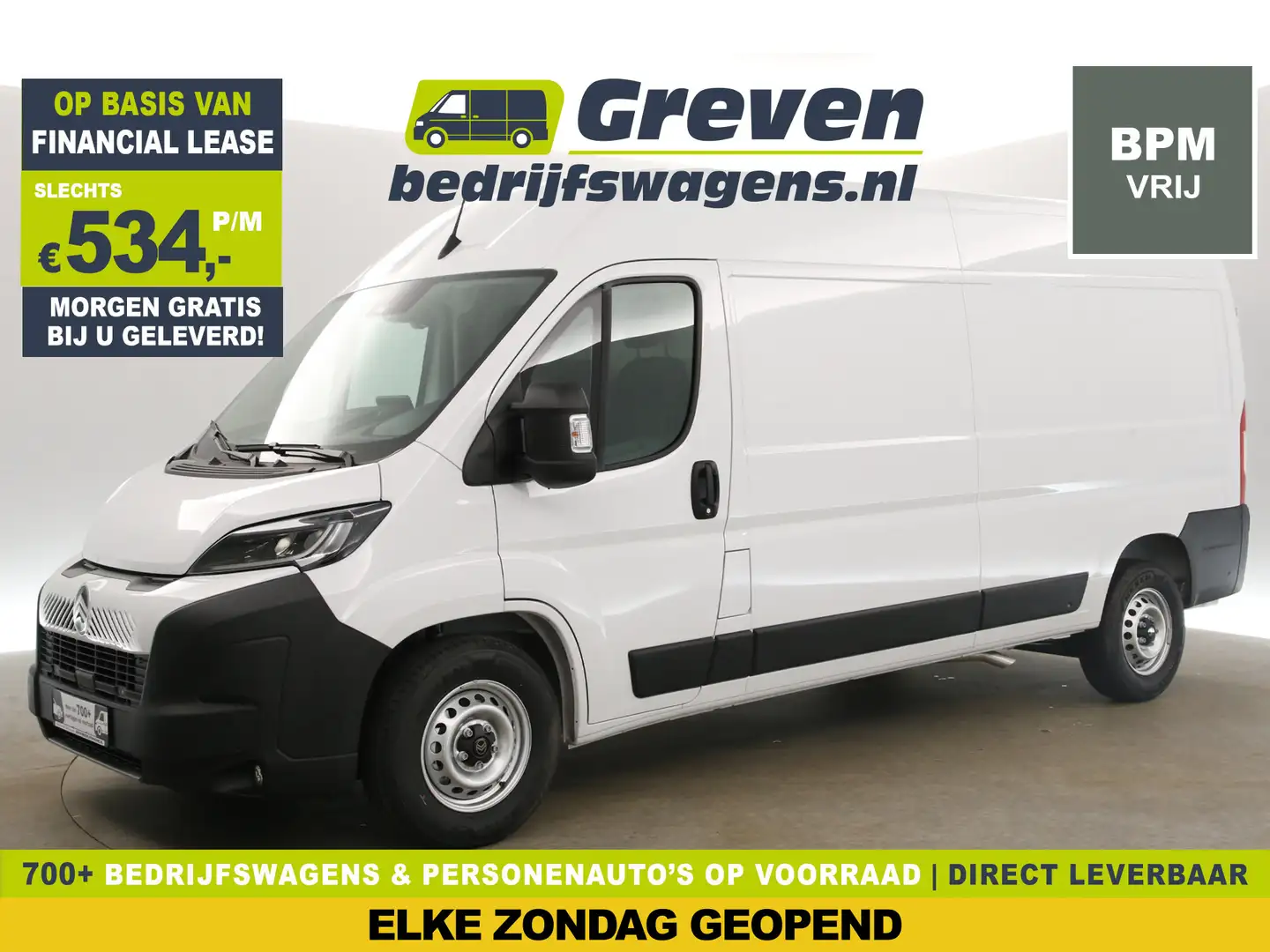Citroen Jumper 2.2 BlueHDi L3H2 180PK NIEUW | BPM VRIJ | Automaat Wit - 1
