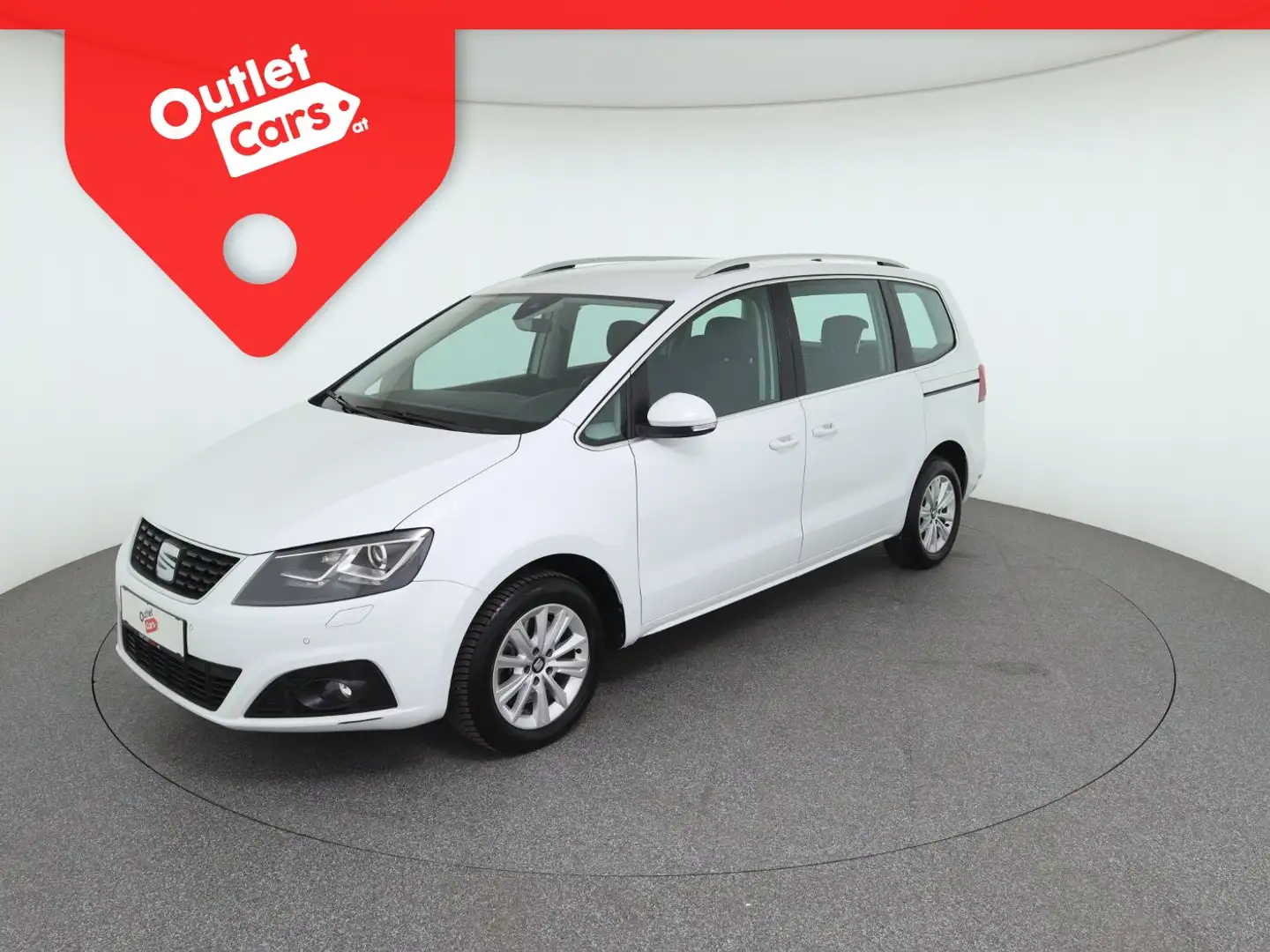 SEAT Alhambra 2.0 TDI Style ASSIST+NAVI+RFK+DynLicht Weiß - 1