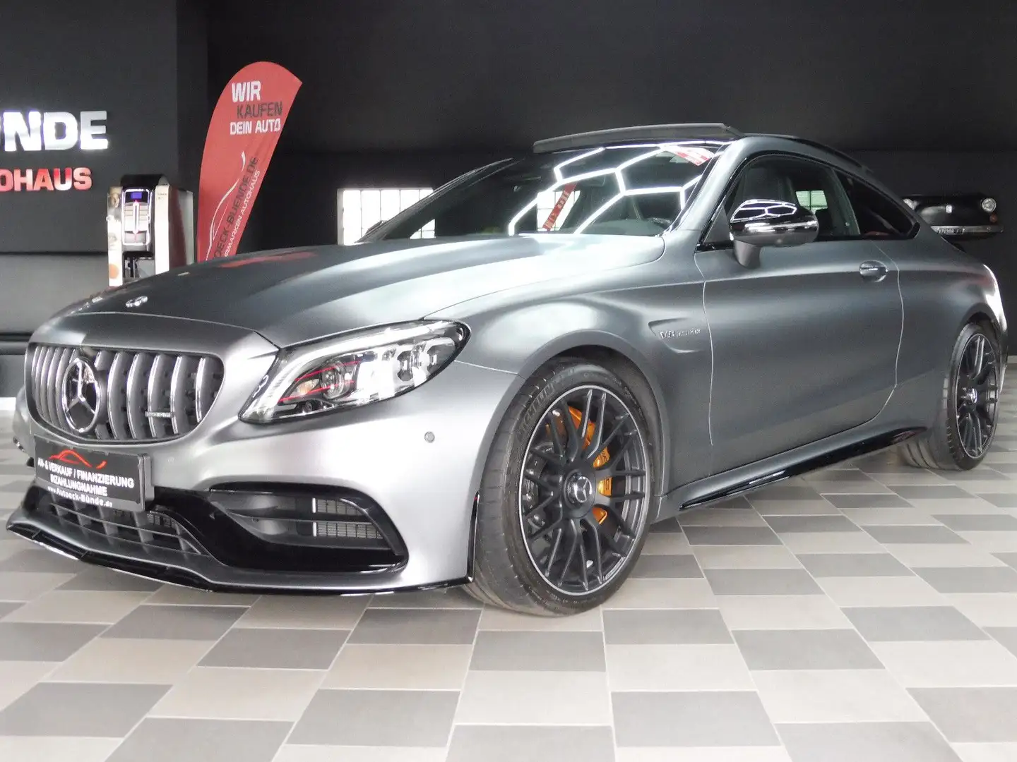 Mercedes-Benz C 63 AMG C 63 S AMG Coupé Performance Head-Up/Pano/360° Grau - 2