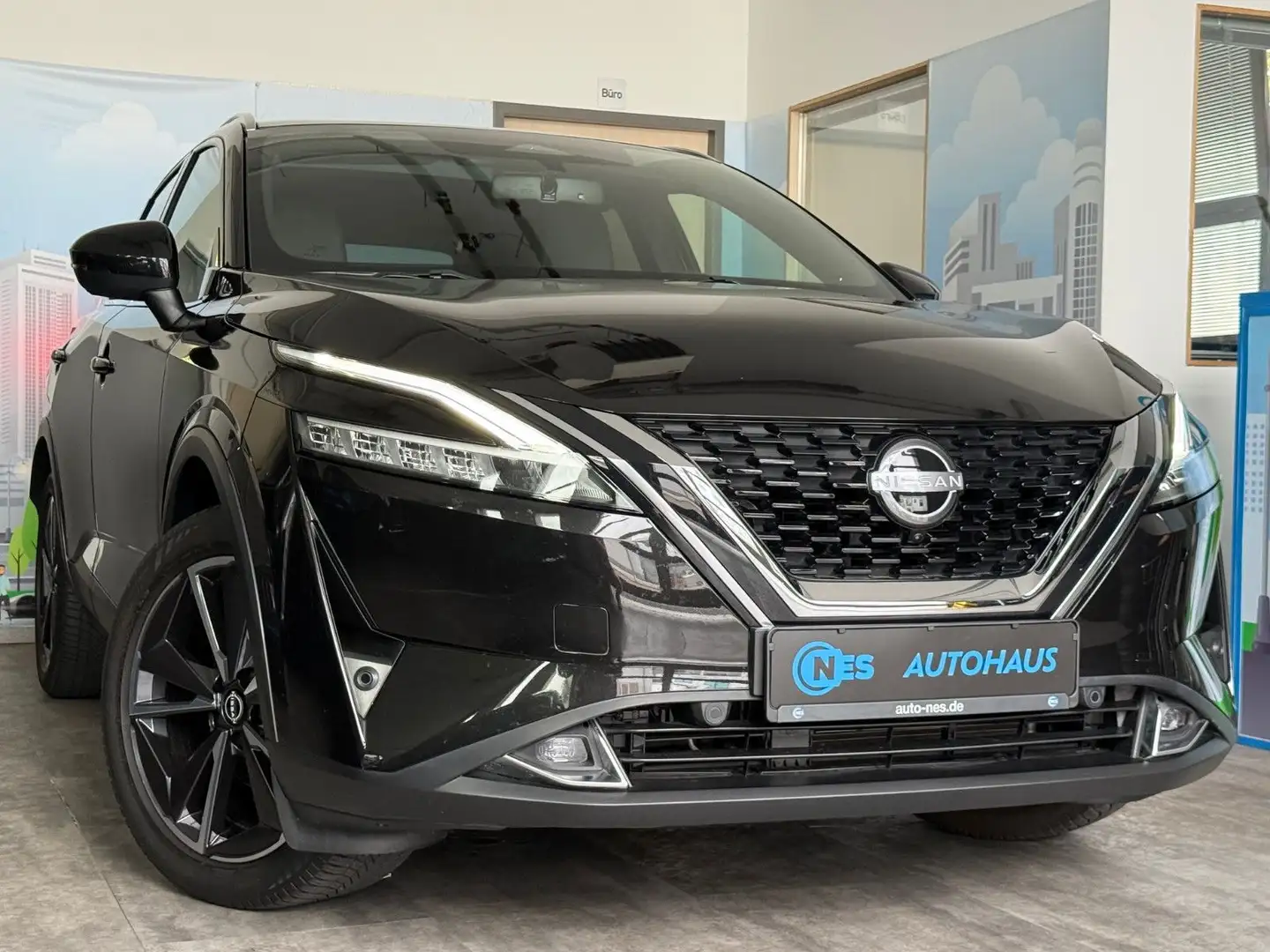 Nissan Qashqai QASHQAI TEKNA 1.3 DIG-T*360*PANO*BOSE*HUD*KEY* Noir - 2