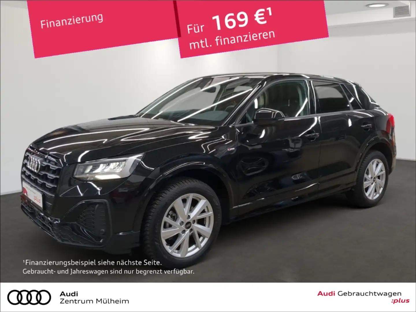 Audi Q2 35 TFSI S line Navi LED virtual Rückfahrkamera Negro - 1