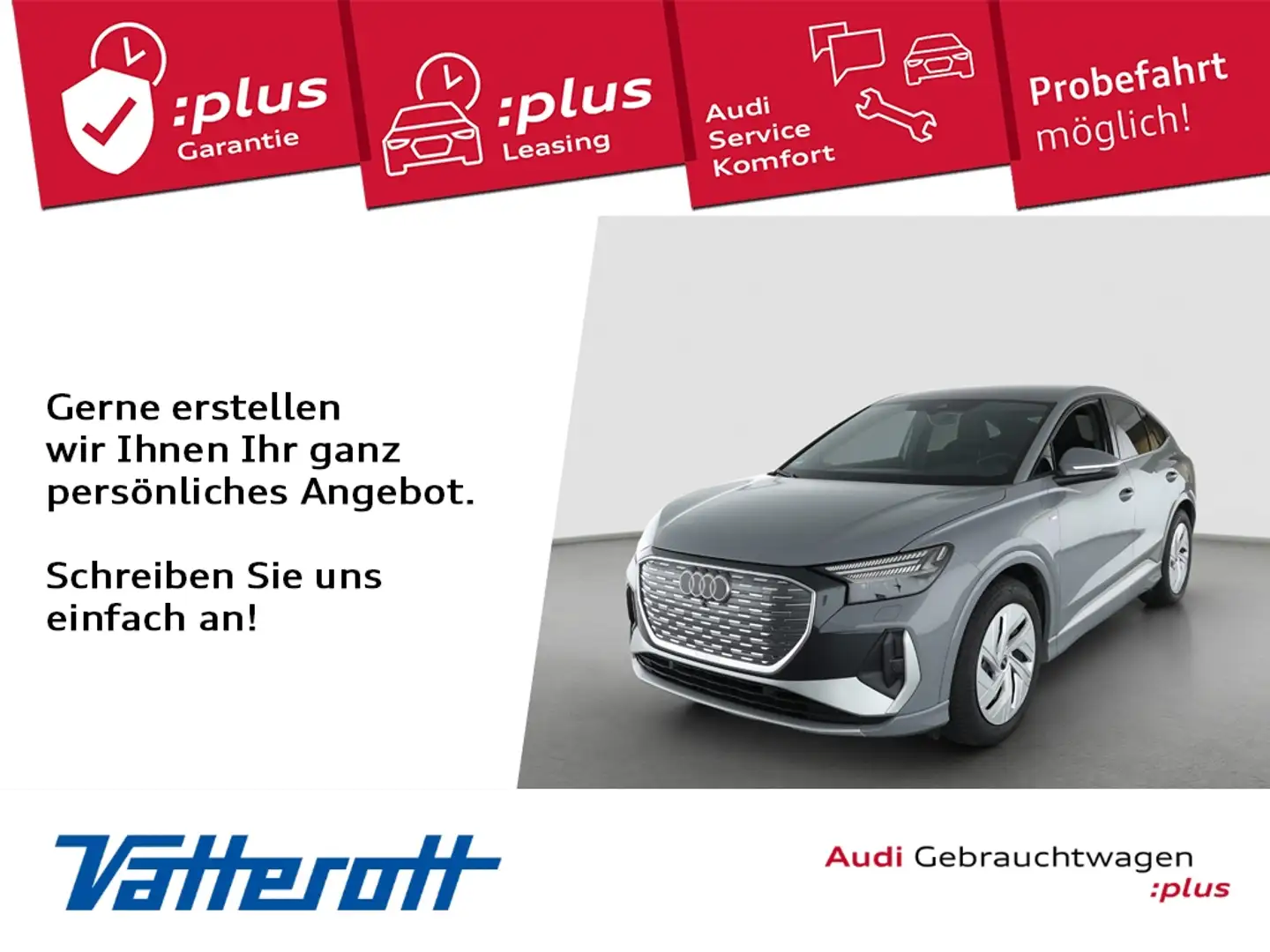 Audi Q4 e-tron Sportback 45 SONOS HUD AHK Matrix Grau - 1