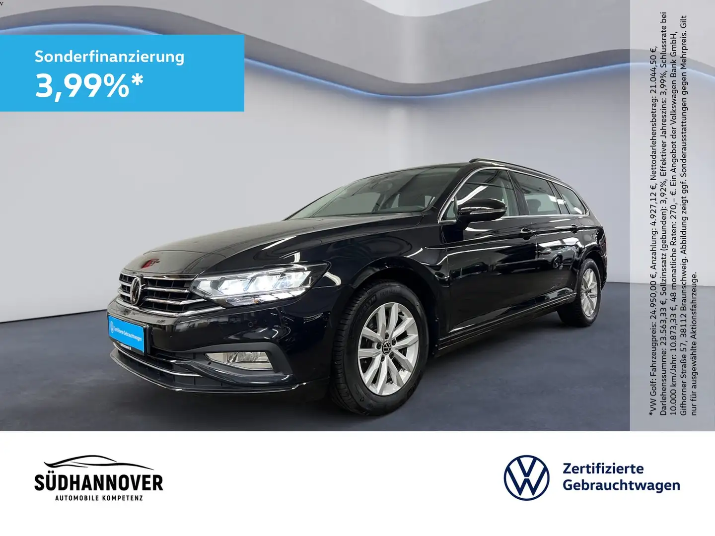 Volkswagen Passat Variant Business 2.0 TDI DSG NAVI+LED+SHZ Schwarz - 1