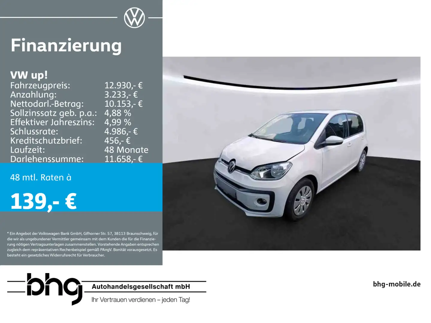 Volkswagen up! . Weiß - 1