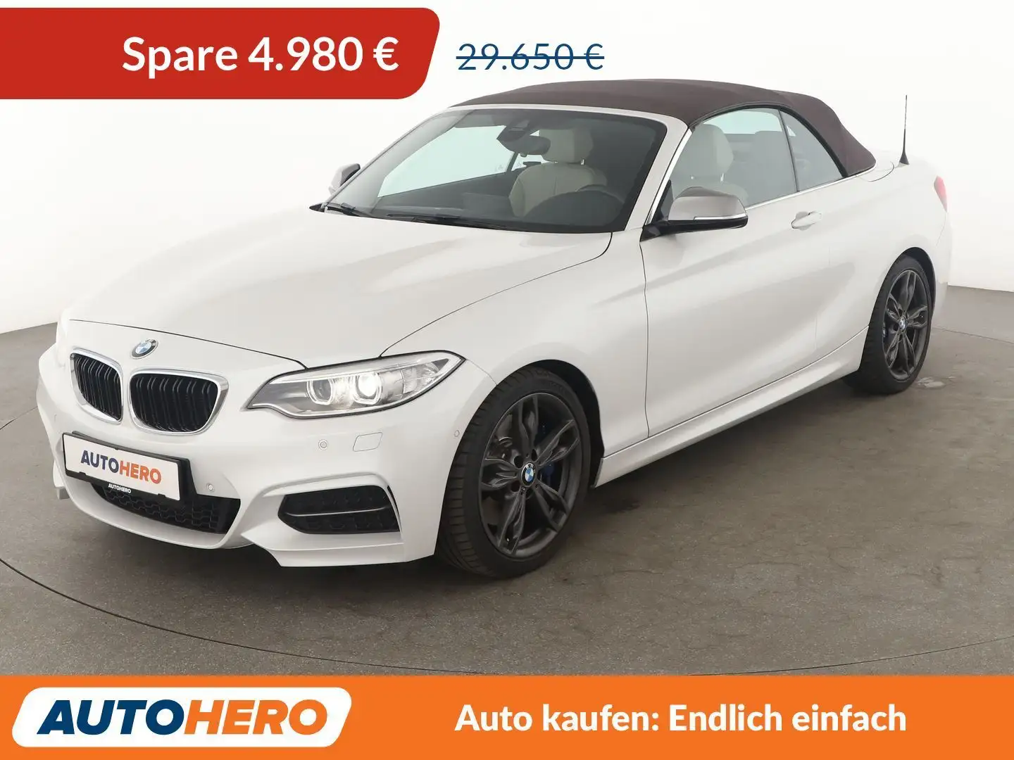 BMW M2 M235i xDrive Aut.*NAVI*BI-XENON*TEMPO*H&K*PDC* Weiß - 1