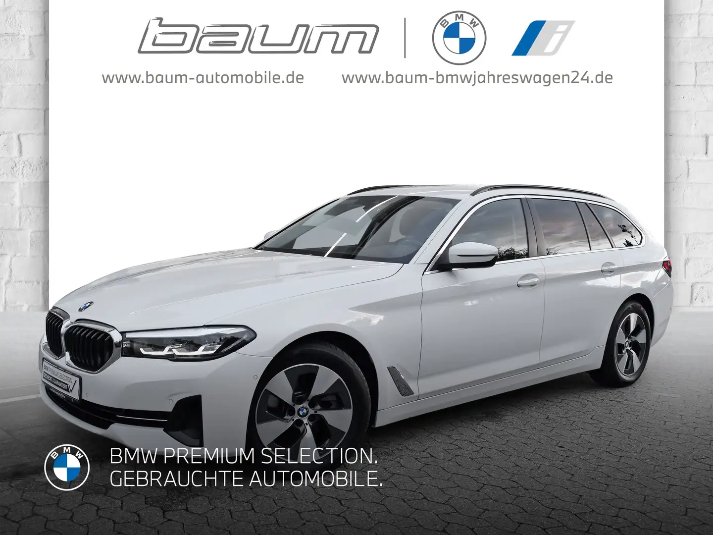 BMW 520 d xDrive Touring HiFi DAB WLAN Parkassistent Weiß - 1