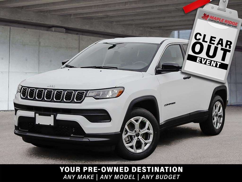 2026 Jeep Compass Sport 4X4 - $2,500 IN DEMO SAVINGS!!!
