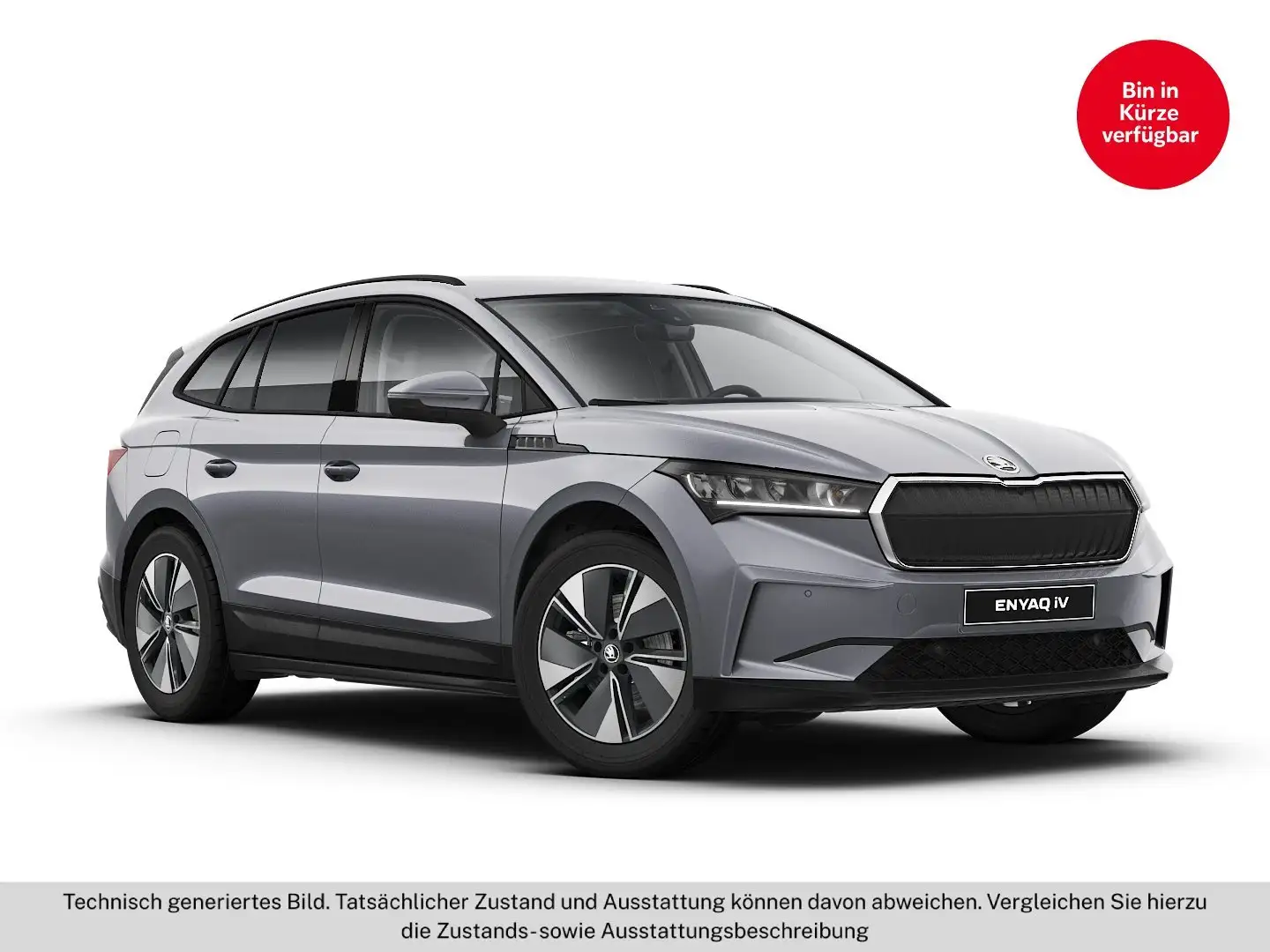 Skoda Enyaq iV 60 Loft ASSIST+LED+LEDER+NAVI+RFK+LM Grau - 2
