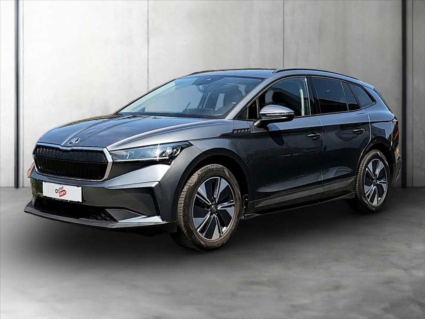 Skoda Enyaq iV 60 Loft 132 kW ASSIST+LED+LEDER+NAVI+LM Grau - 2