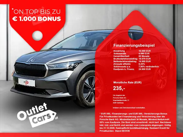 Skoda Enyaq iV 60 Loft 132 kW ASSIST+LED+LEDER+NAVI+LM