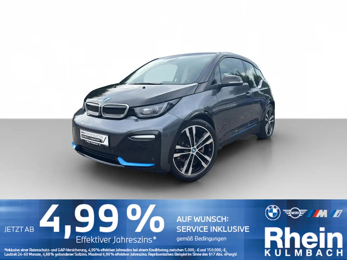 BMW i3 s 120 Ah Navi LED ACC Rfk WLAN Komfortzugang Grau - 1