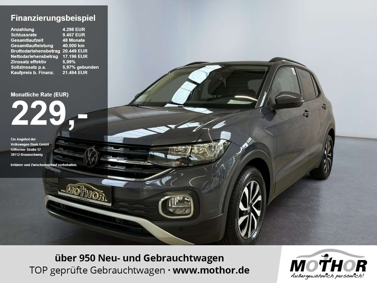 Volkswagen T-Cross 2022 — Active 1.0 TSI DSG Navigation PDC ACC LM