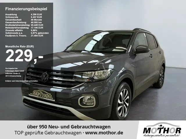 2022 Volkswagen T-Cross in Grey for sale