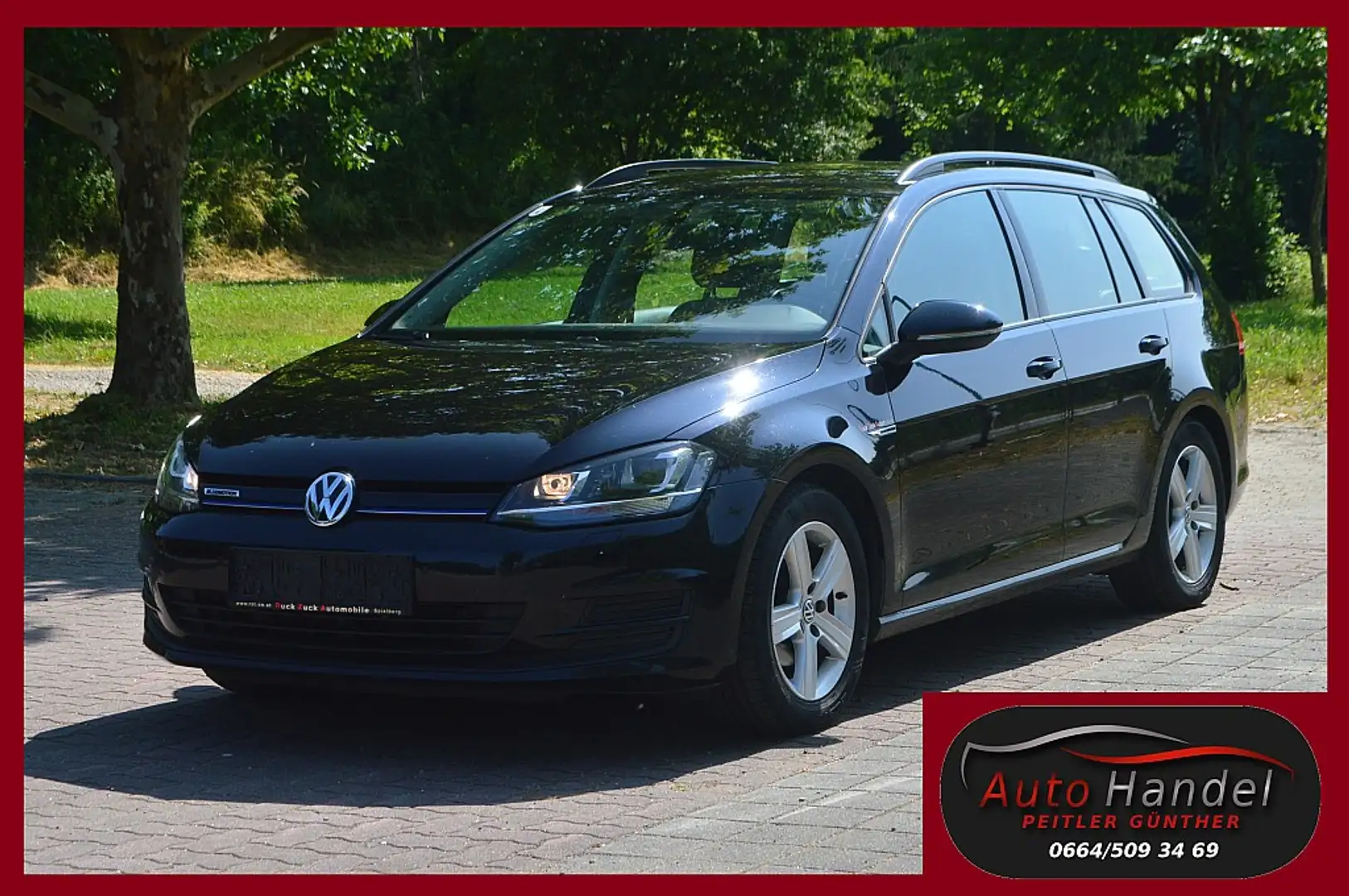 Volkswagen Golf Variant 1,6 TDI+Xenon+NAVI+SHZ+PDC+ Schwarz - 1