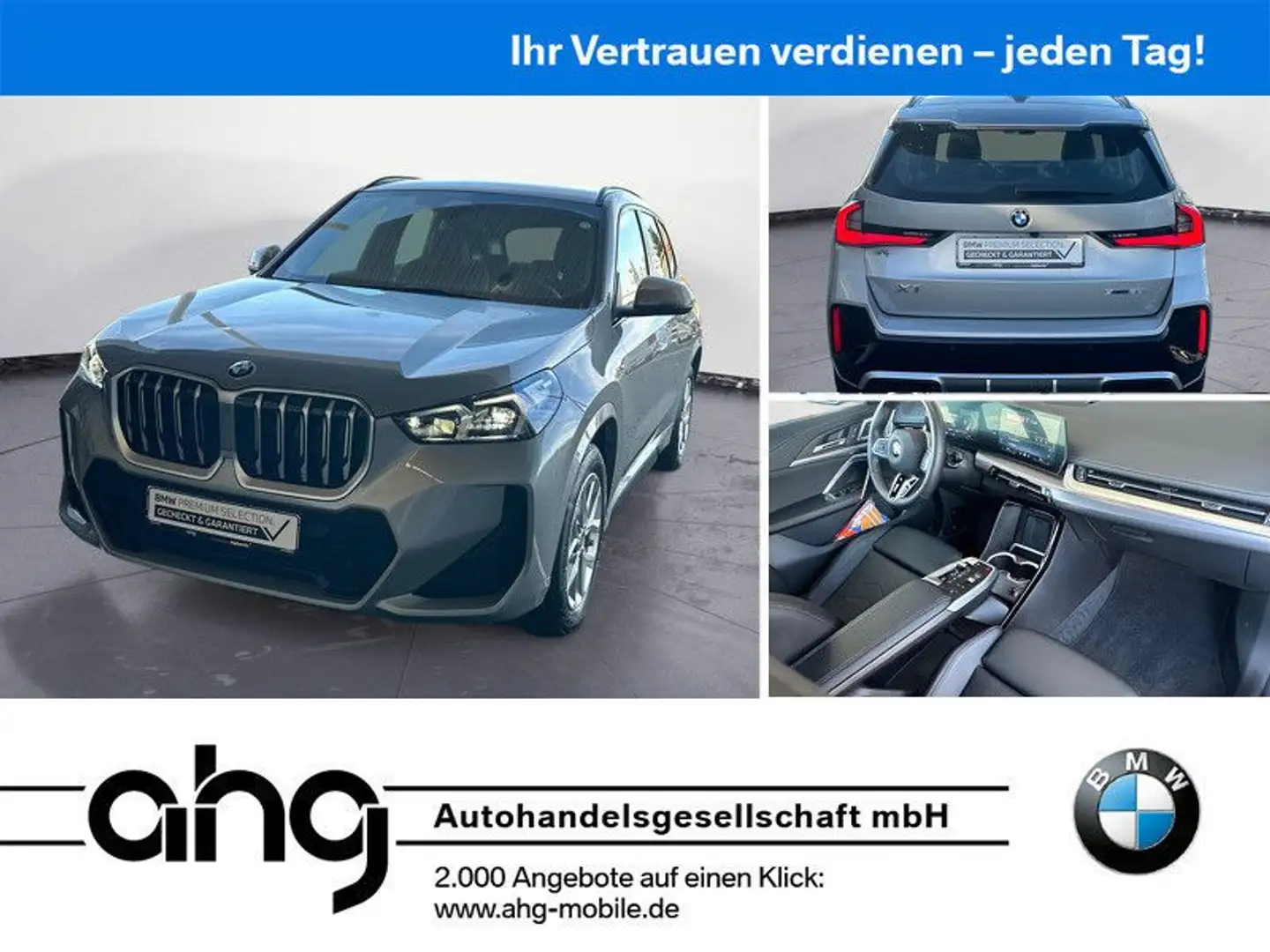 BMW X1 sDrive20i Steptronic M Sport AHK Sitz elektri Silber - 1