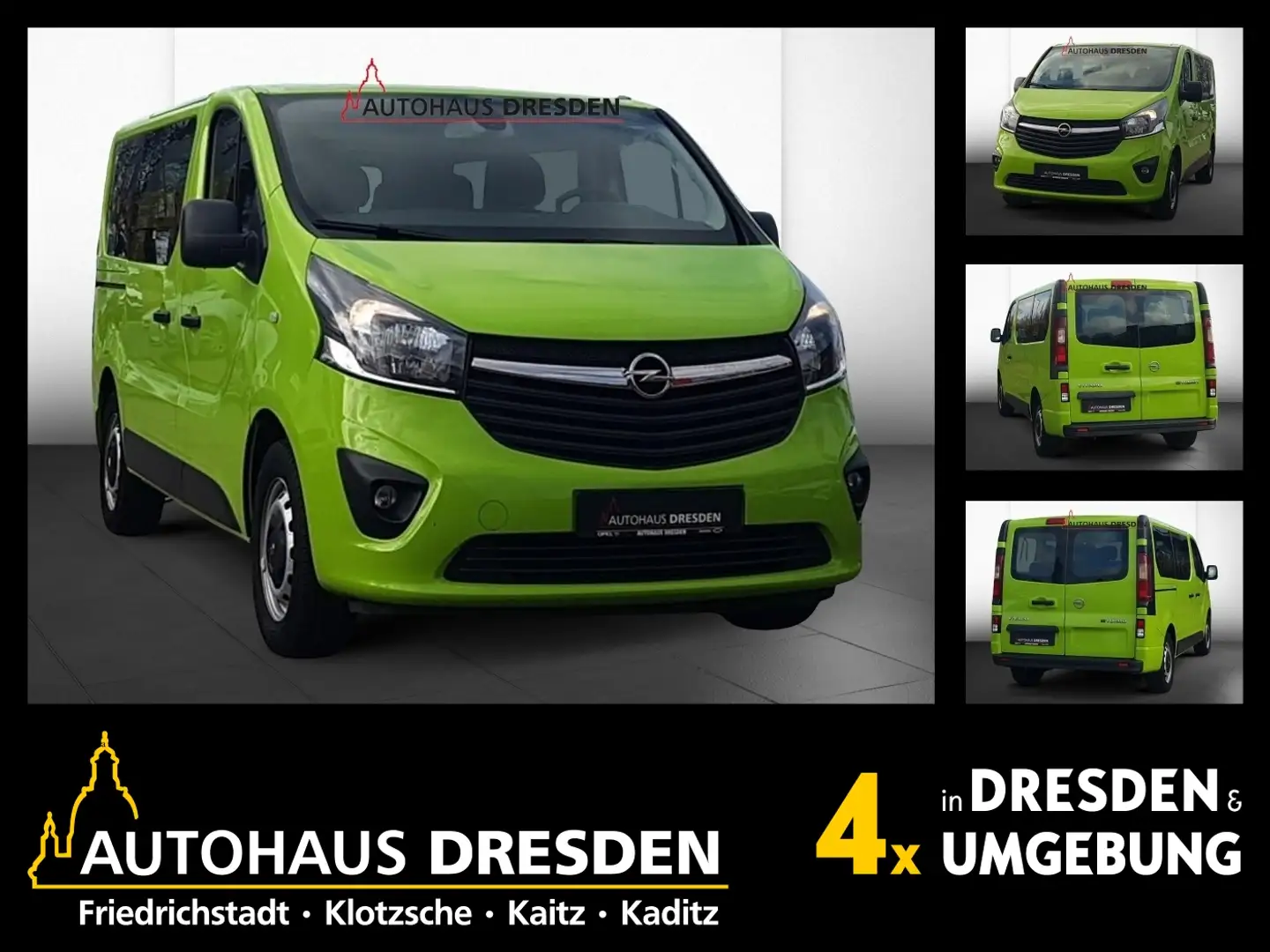 Opel Vivaro B Kombi 1.6 CDTI Biturbo L1H1 2.7t Verde - 1