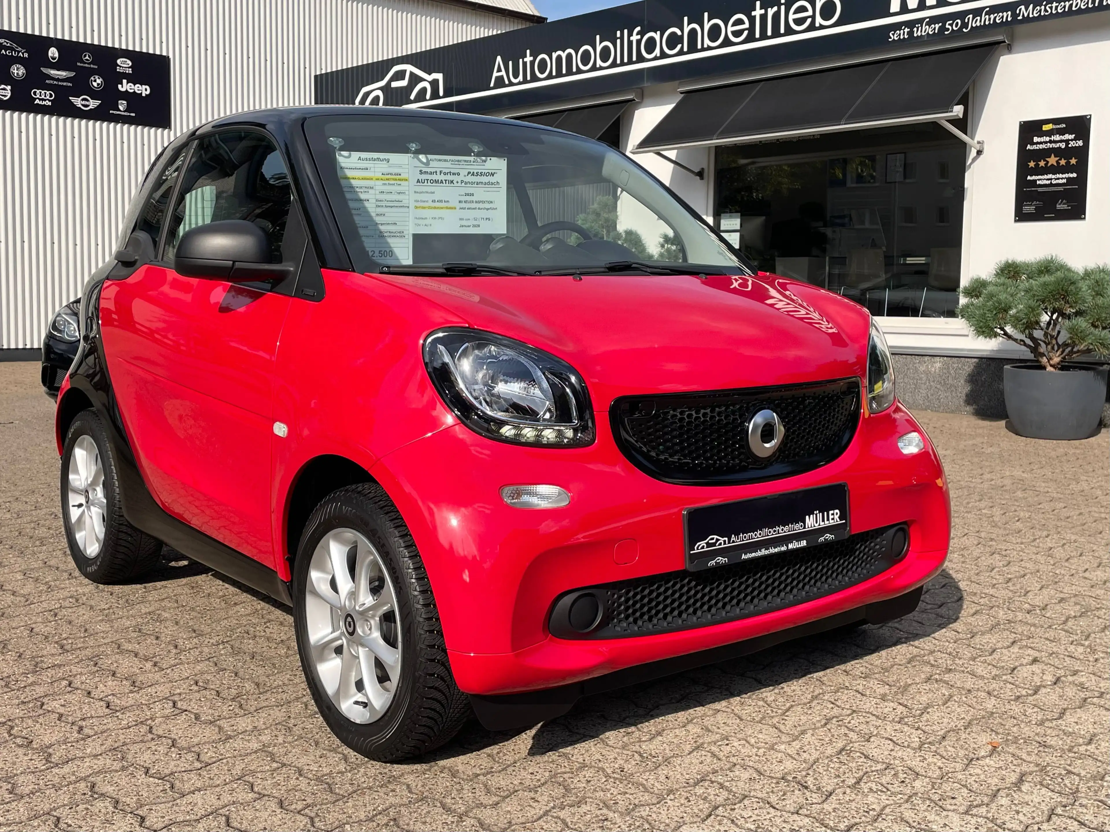 smart forTwo smart fortwo"Passion"AUTOMATIK(Twinamic)+Panoramaglasdach+KLIMATRONIC+Sitzhzg+Tempomat — photo 8