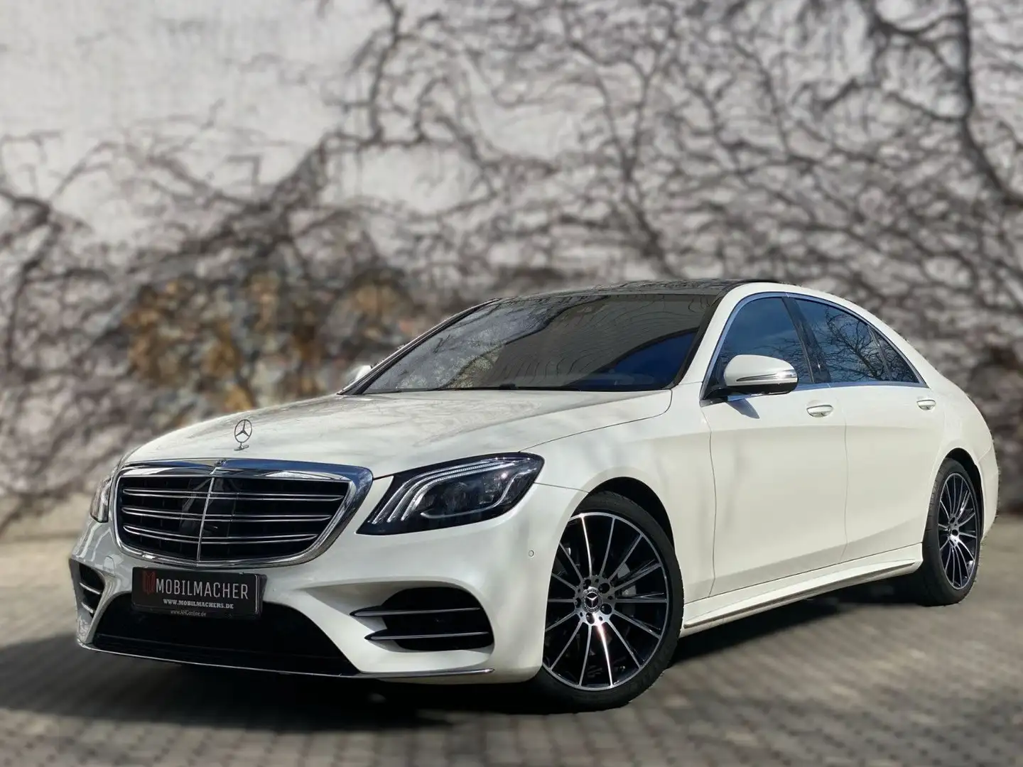 Mercedes-Benz S 400 d 4Matic Lang AMG Panor*Night*BHigh-End*20" Alb - 2