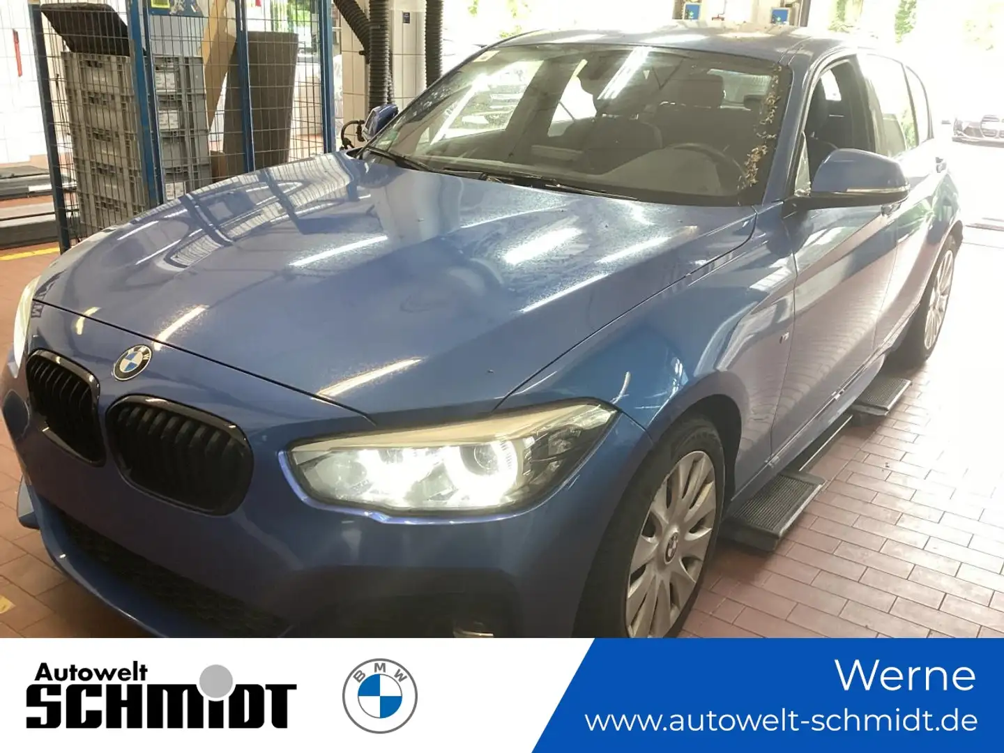 BMW 118 i Edition M Sport Shadow + GARANTIE Bleu - 1