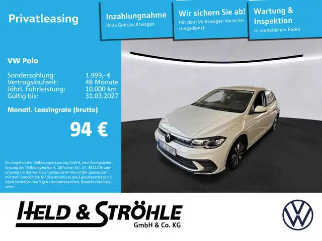 Volkswagen Polo MOVE 1.0 LED PDC SHZ APP DAB+ LANE ASSIST