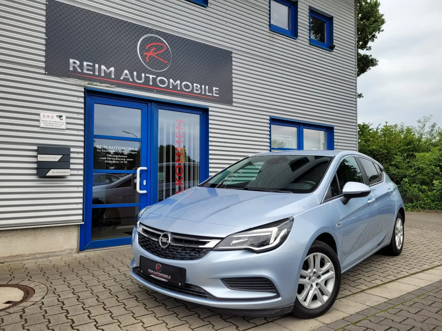 Opel Astra K  1,0 AUTOMATIK "Edition"*SHZ*KAMERA*TEMPOMAT* Blau - 1
