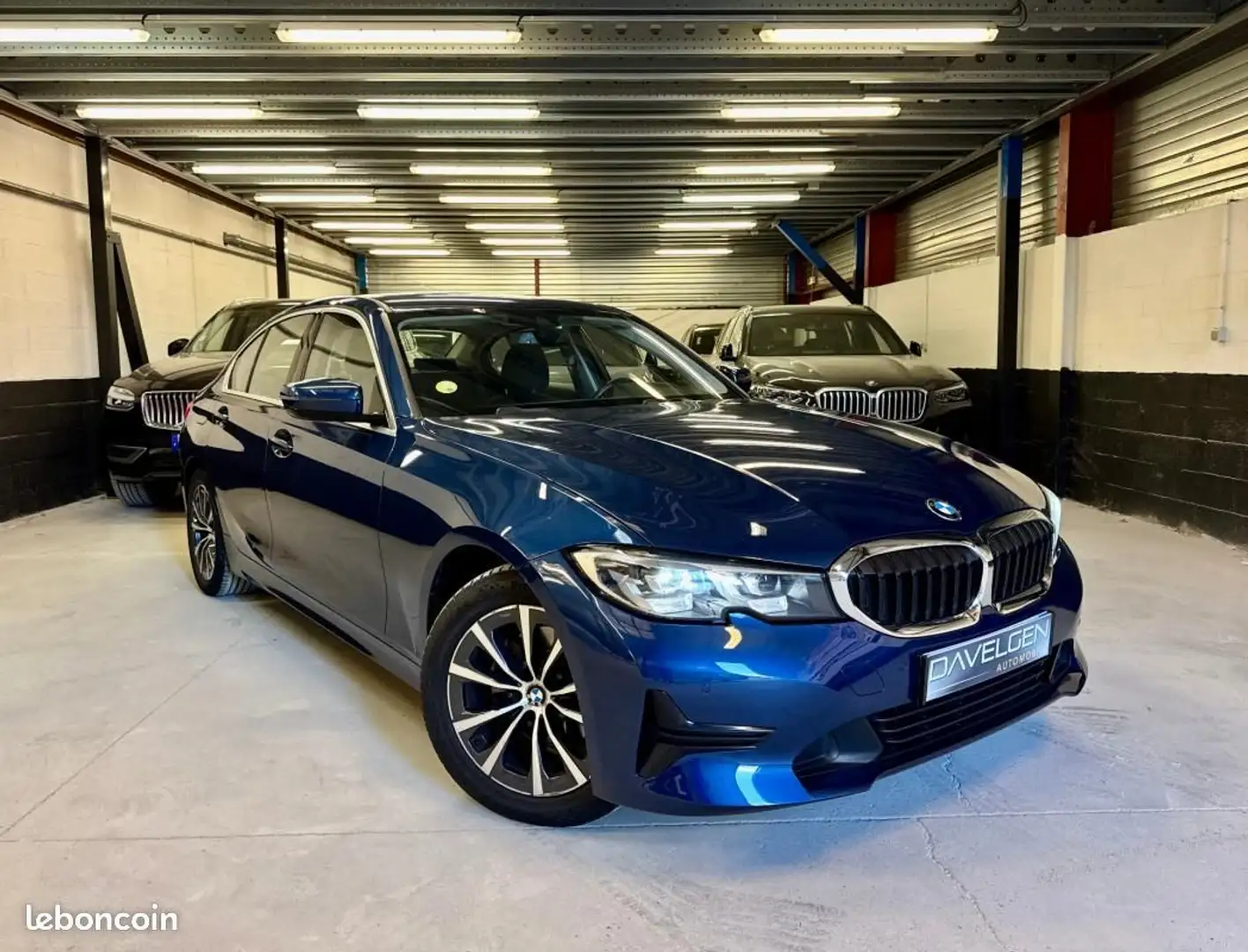 BMW 320 G20 320D 320DA MH 190 ch Lounge BVA8 1E MAIN ORIGINE FR Bleu - 1