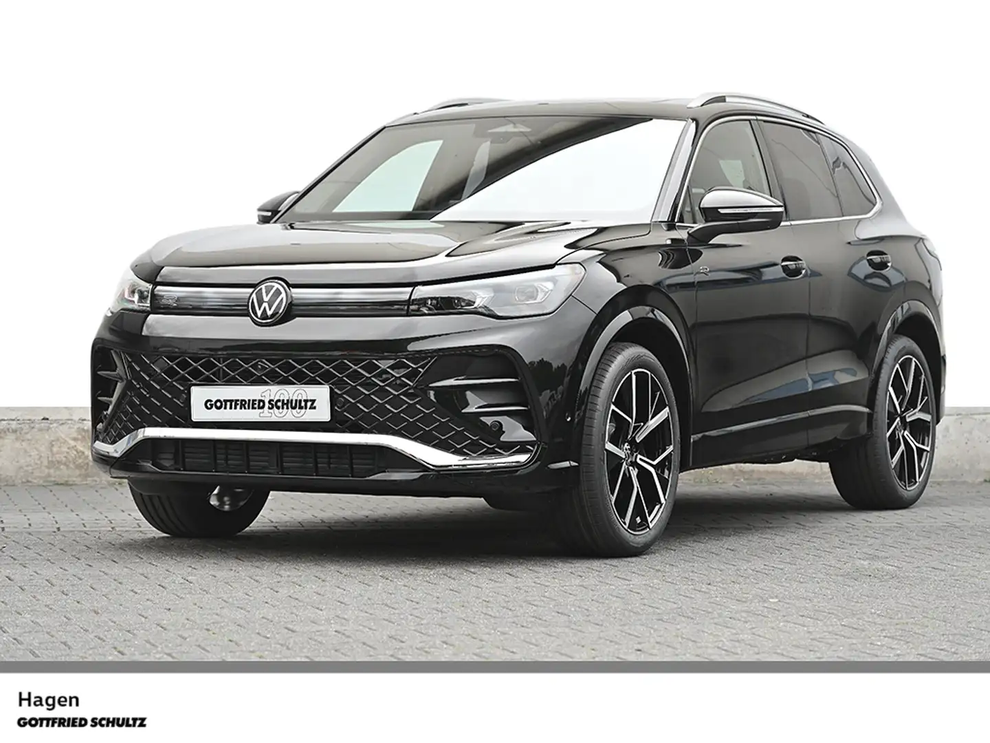Volkswagen Tiguan R-Line 1 5 eTSI DSG Matrix LED+Pano+AHK Schwarz - 1