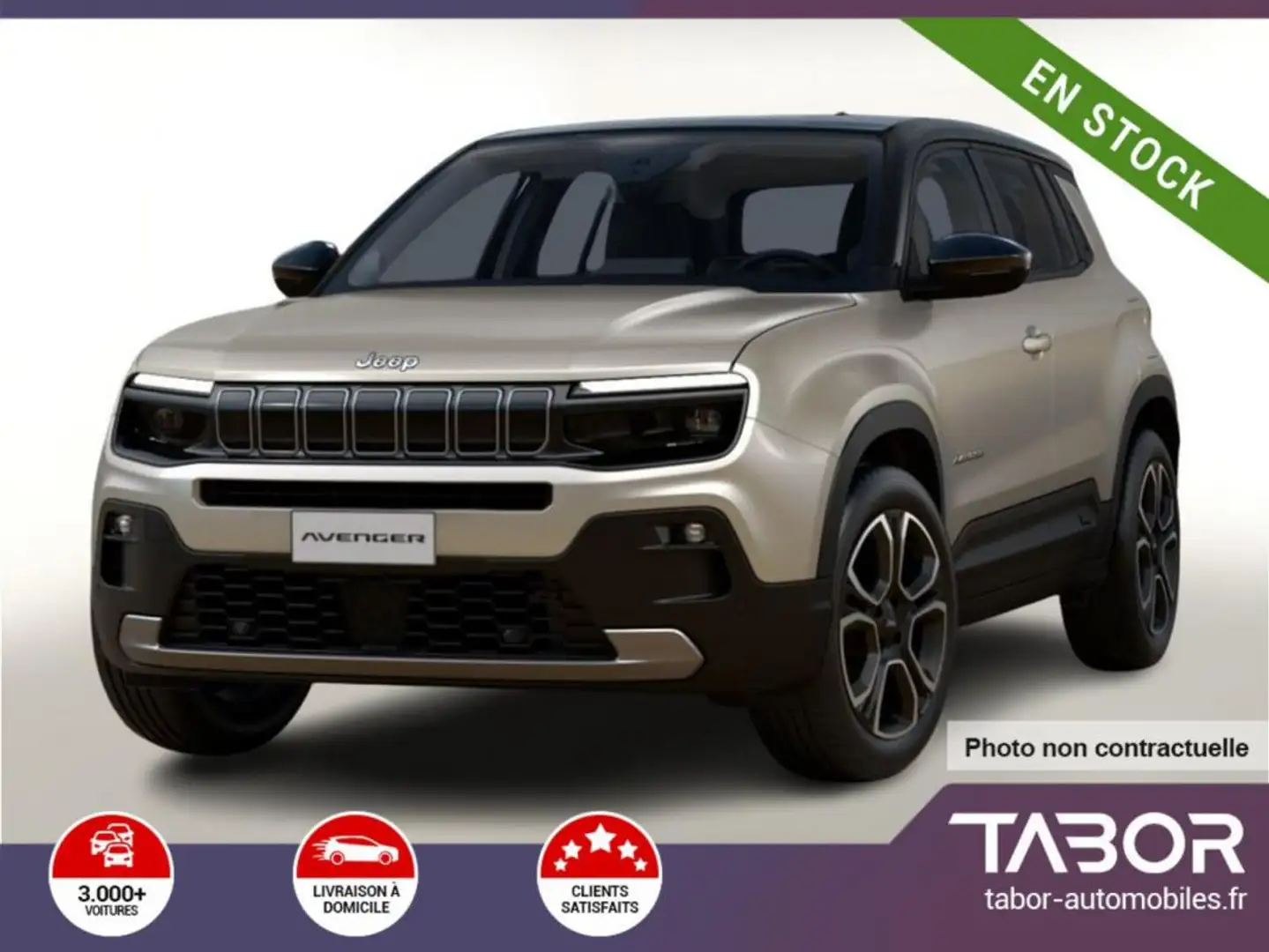 Jeep Avenger 1.2 GSE 100 Summit cuir pano GPS Gris - 1