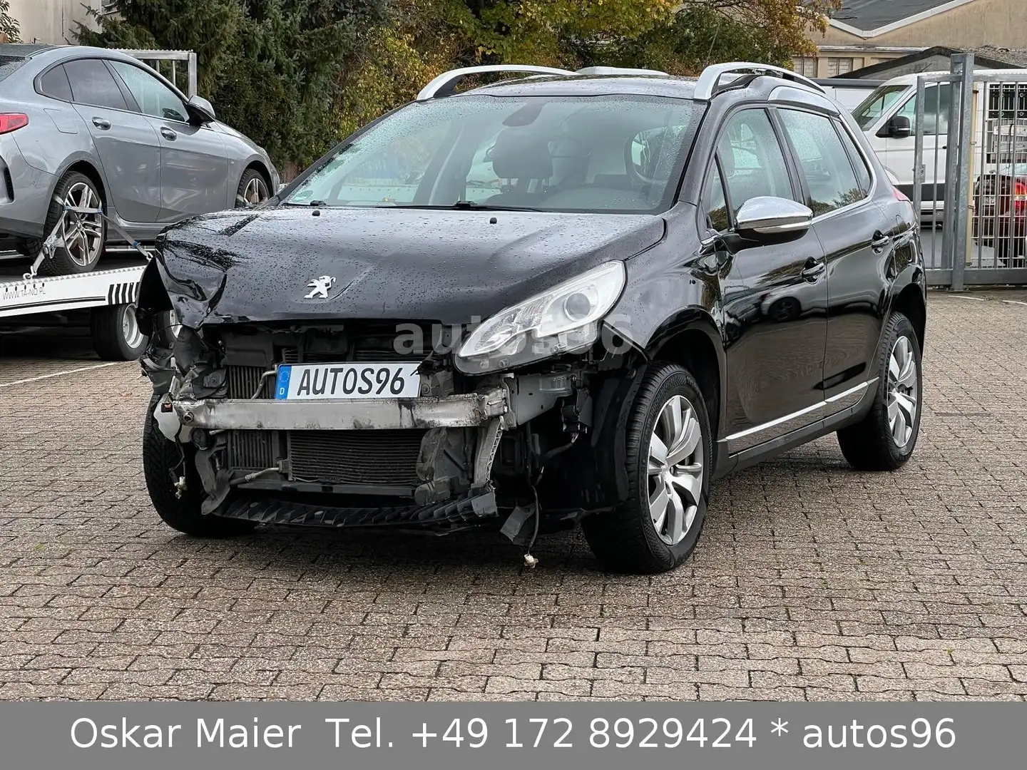 Peugeot 2008 BlueHDi 120 KLIMA NAVI SHZ AHK Noir - 1