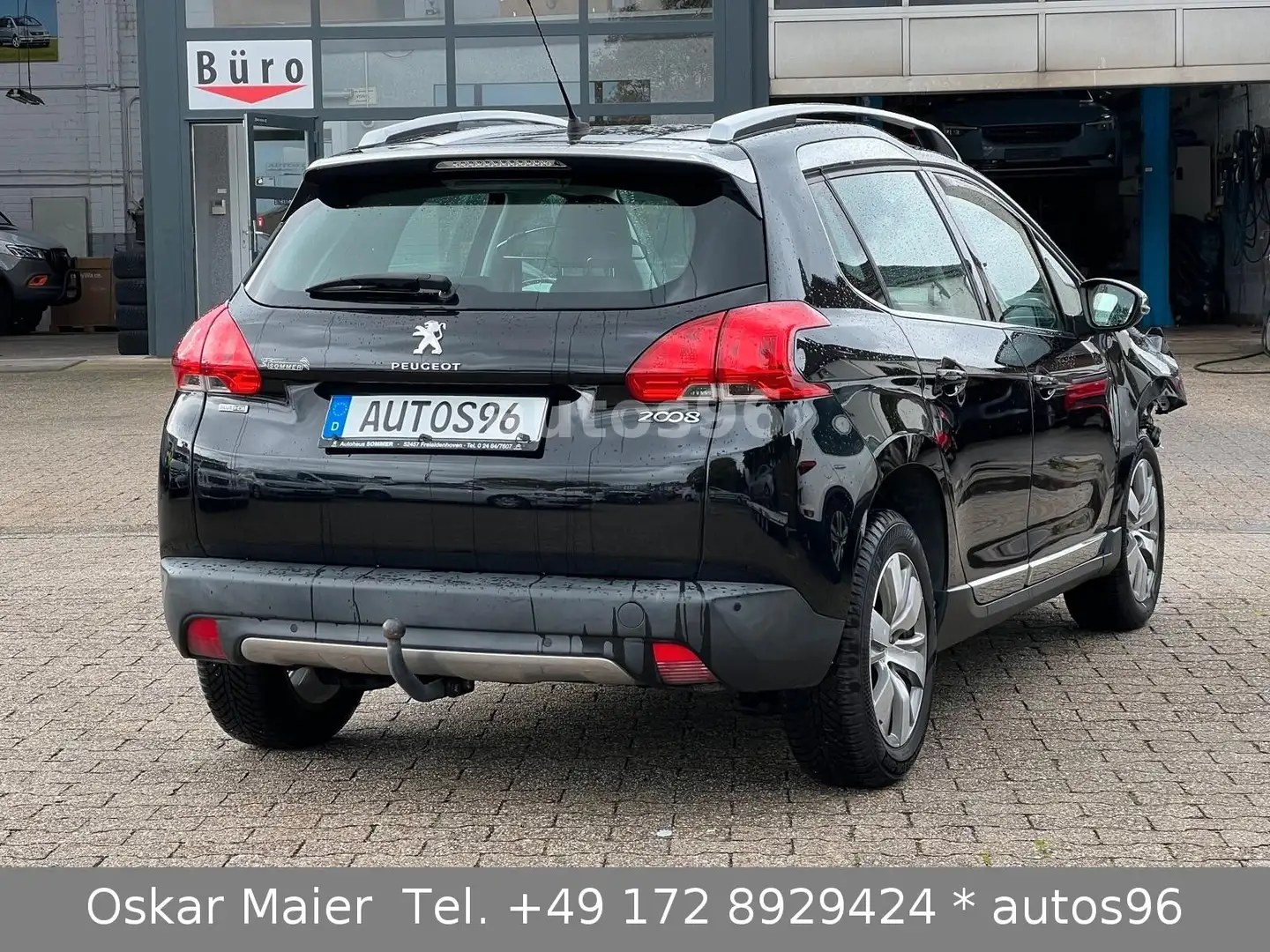 Peugeot 2008 BlueHDi 120 KLIMA NAVI SHZ AHK Noir - 2
