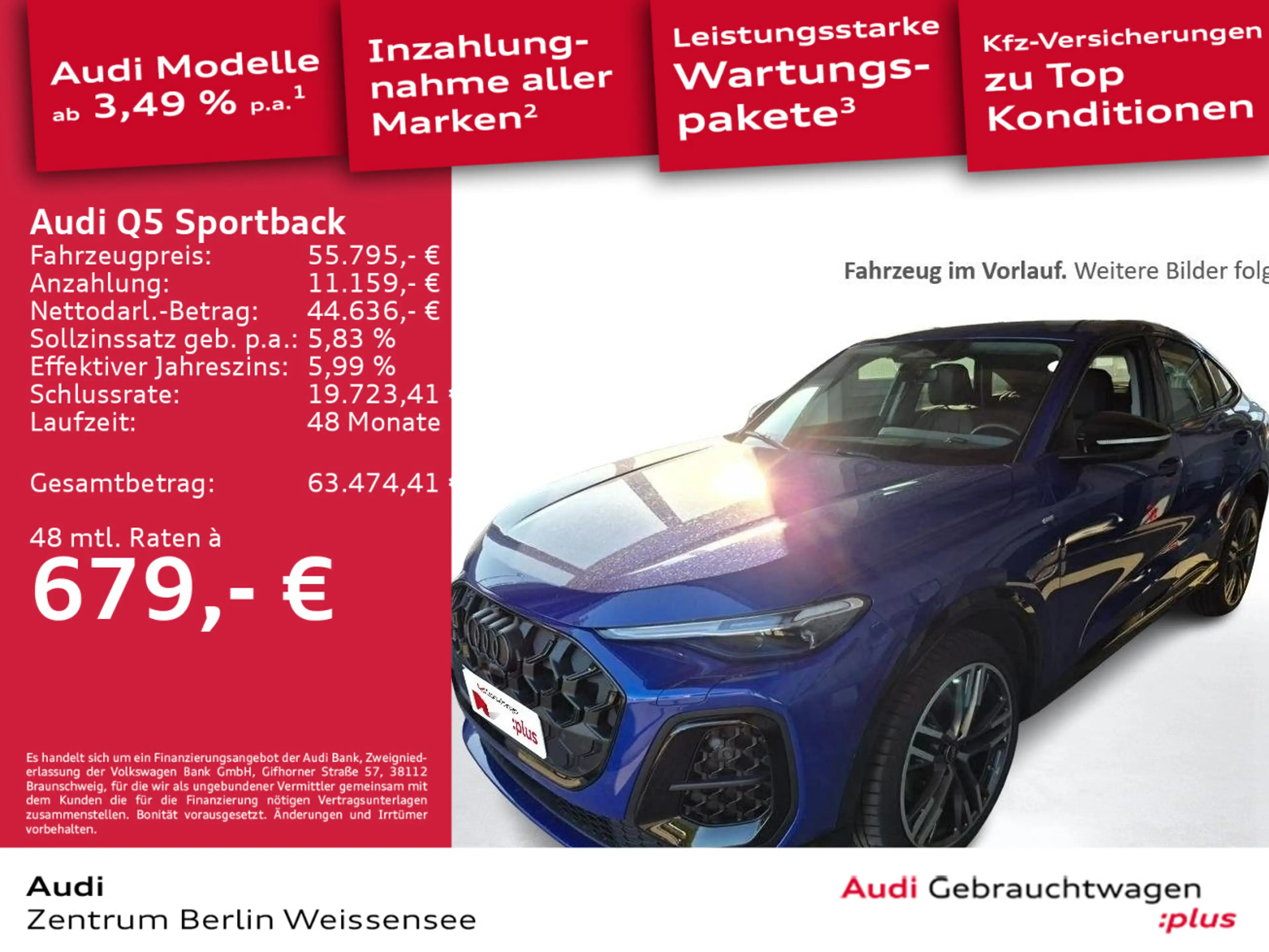 Audi Q5 TDI 150 kW QUA*S-LINE*HUD*B&O*ACC** — photo 2