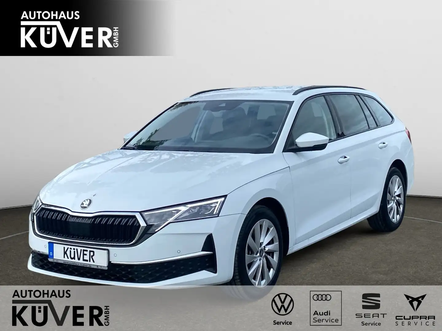 Skoda Octavia Combi Selection 2.0 TDI DSG MATRIX+APP Weiß - 1