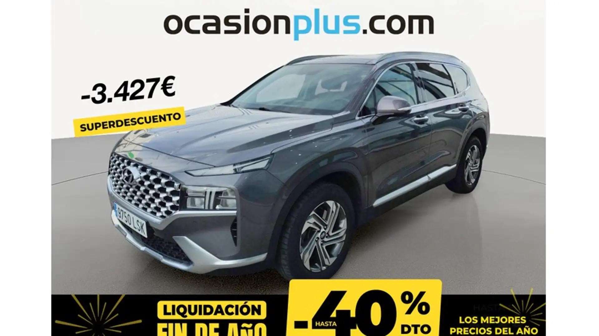 Hyundai SANTA FE Tm 2.2CRDi Tecno SR 4x2 Aut. Gris - 1