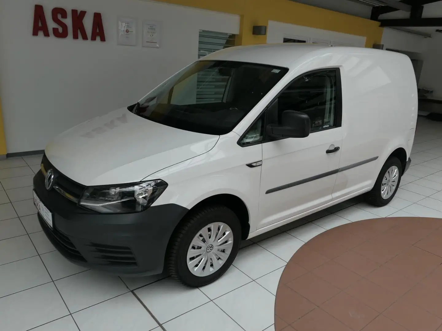 Volkswagen Caddy Kasten 2.0 TDi Klima, PDC, Heckflügeltür Weiß - 1