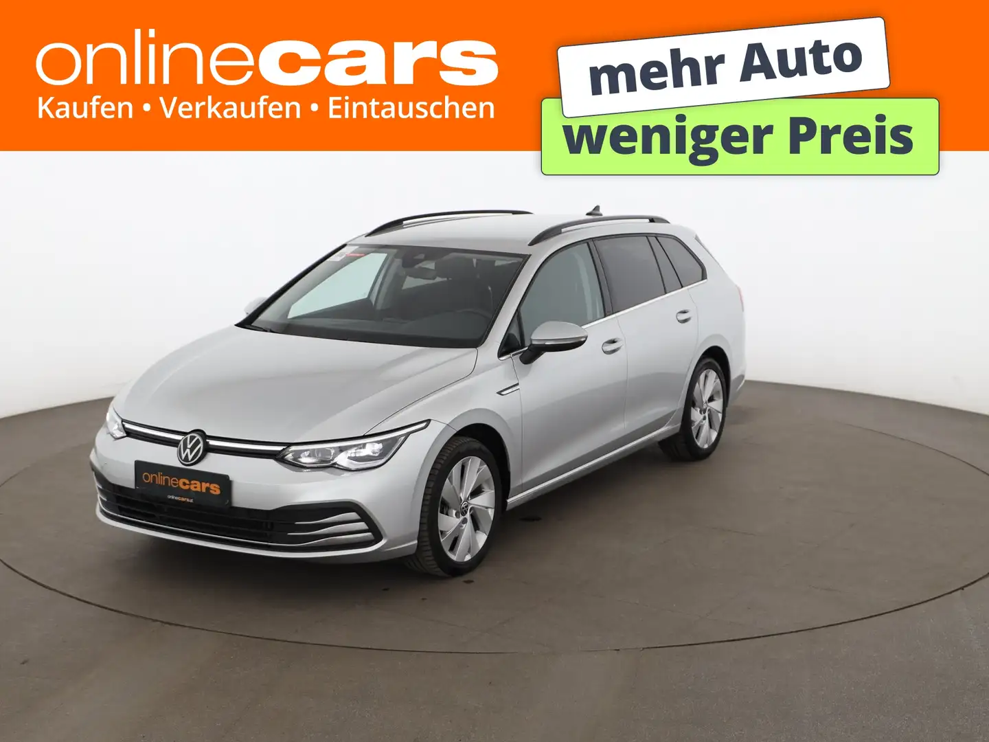 Volkswagen Golf Variant Golf VIII Variant 2.0 TDI Style Aut LED RADAR NAV Silber - 1