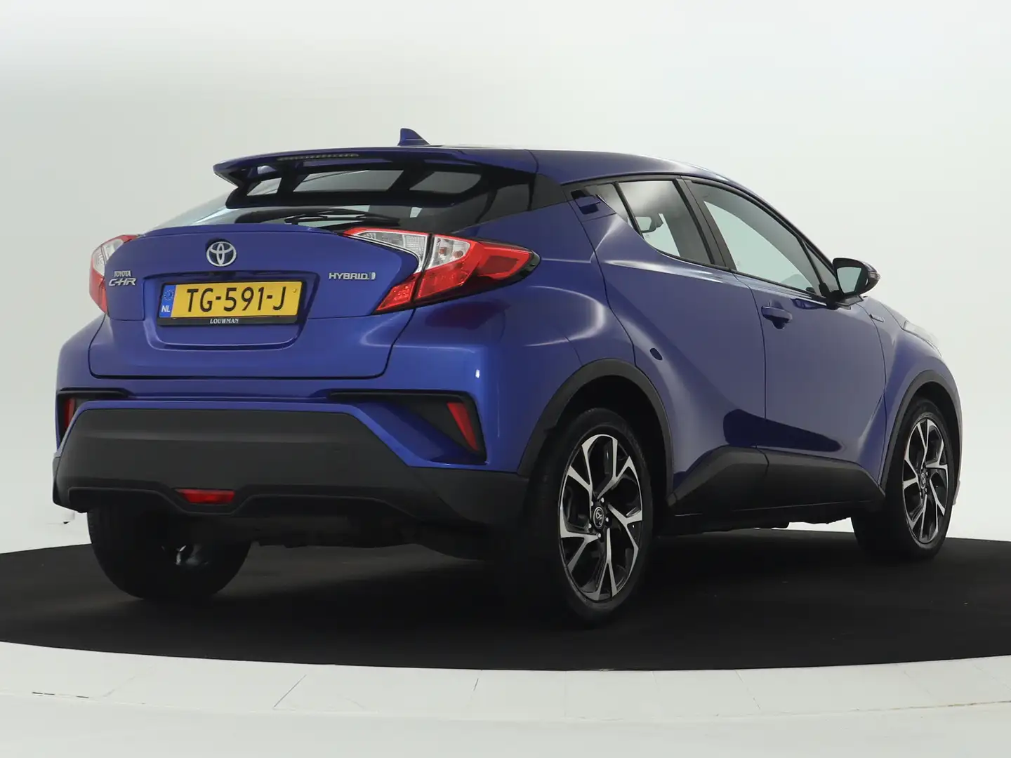 Toyota C-HR 1.8 Hybrid Dynamic | Navigatie | Orgineel NL Auto Blauw - 2