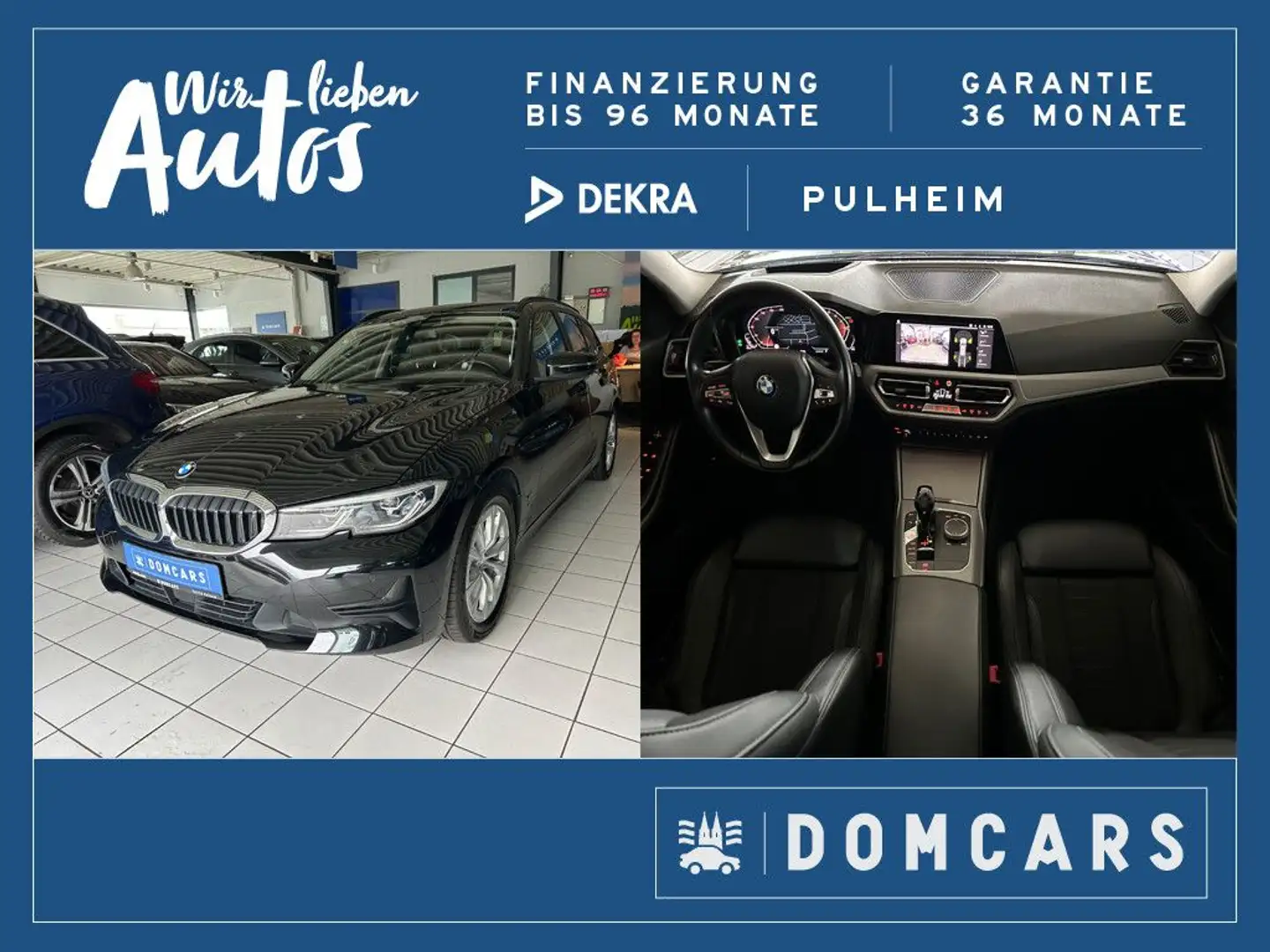 BMW 320 d Touring Advantage/HEAD UP/VIRTUAL/GARANTIE/ Schwarz - 1