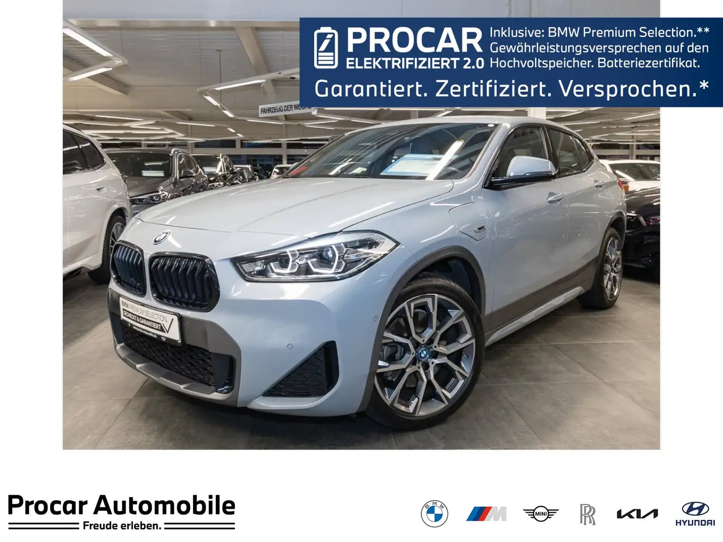 BMW X2 xDrive25e M Sport X DAB LED Navi Tempomat Gris - 1
