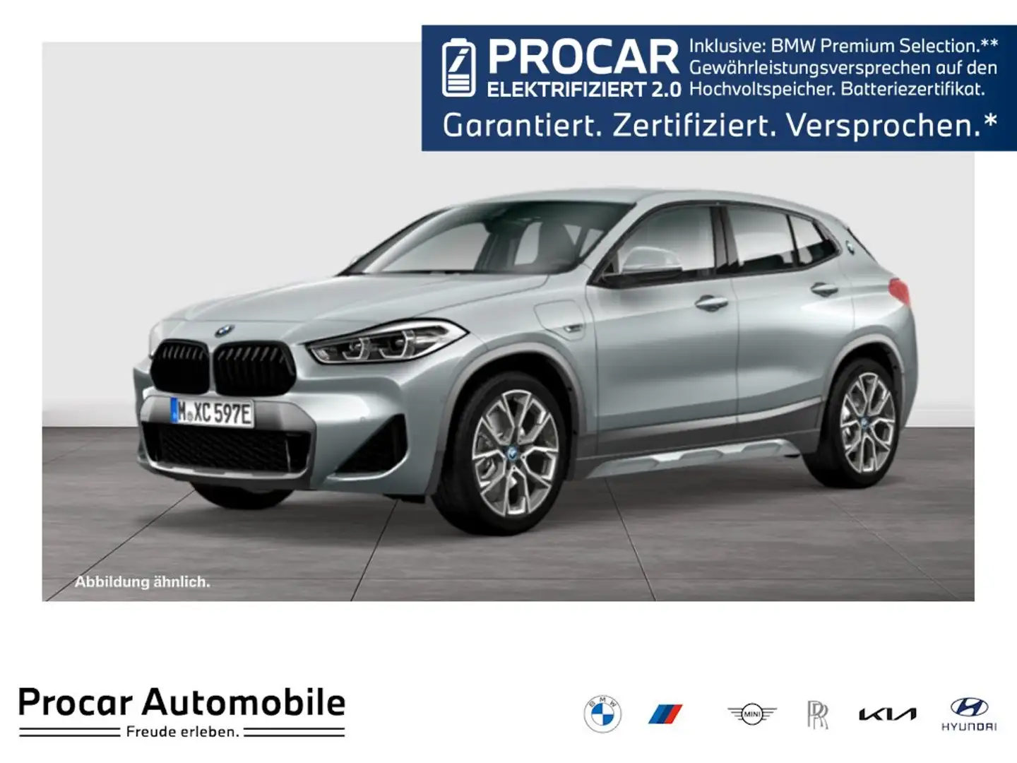 BMW X2 xDrive25e M Sport X DAB LED Navi Tempomat Grau - 1