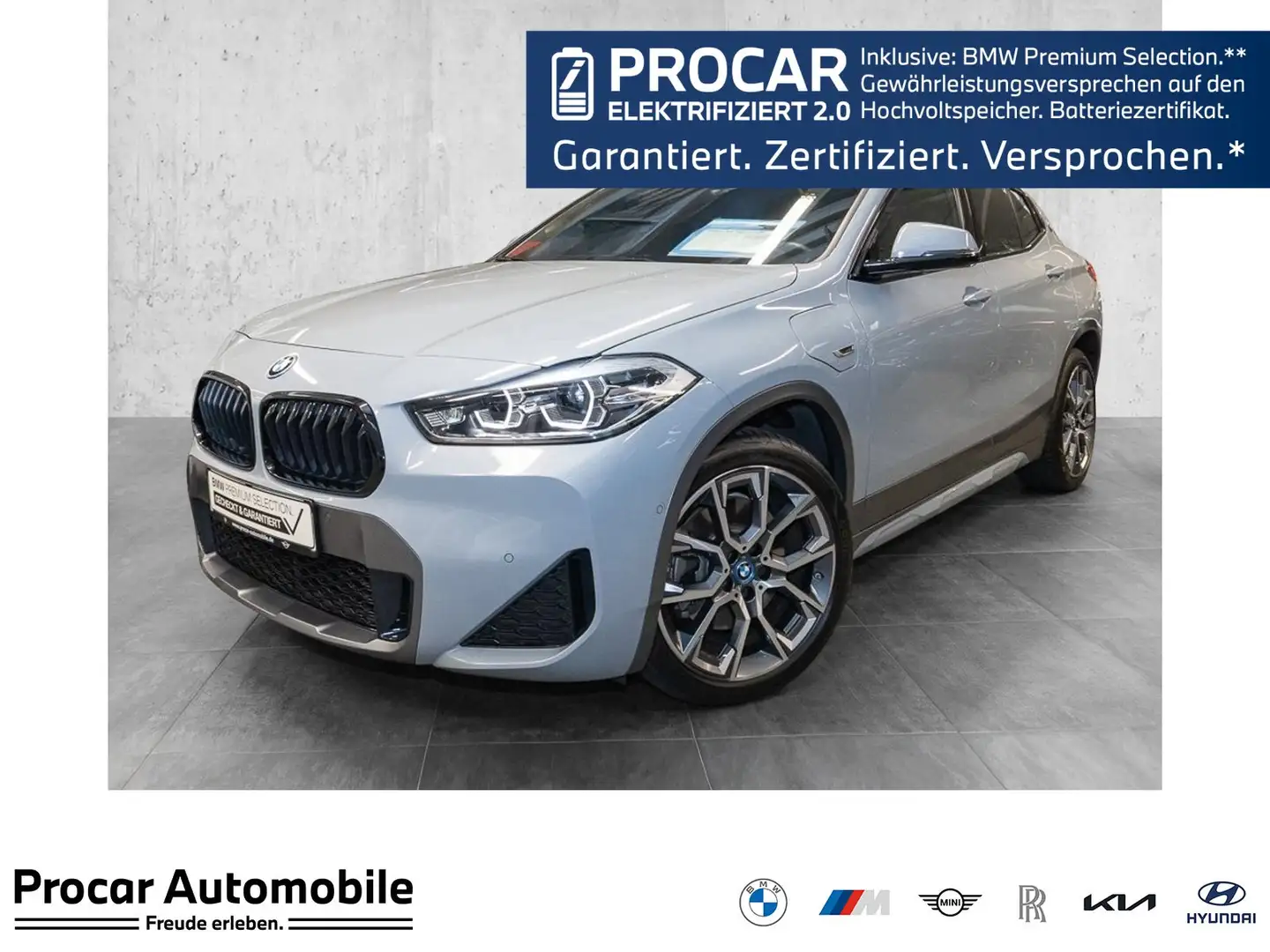 BMW X2 xDrive25e M Sport X DAB LED Navi Tempomat Grau - 1