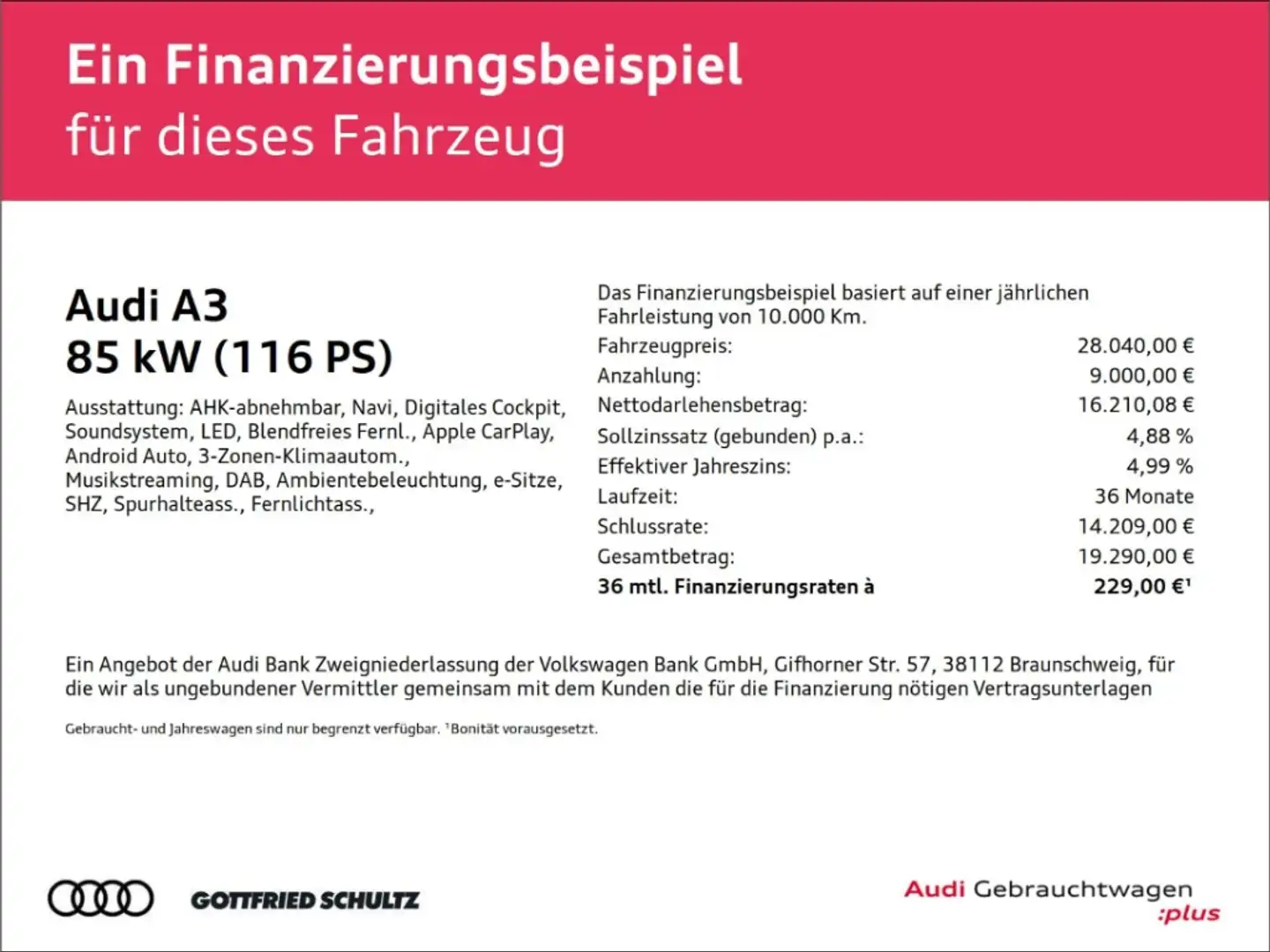 Audi A3 Sportback 30 TFSI AHK VIRTUAL PDC VO&HI SHZ DAB Ad Grau - 2