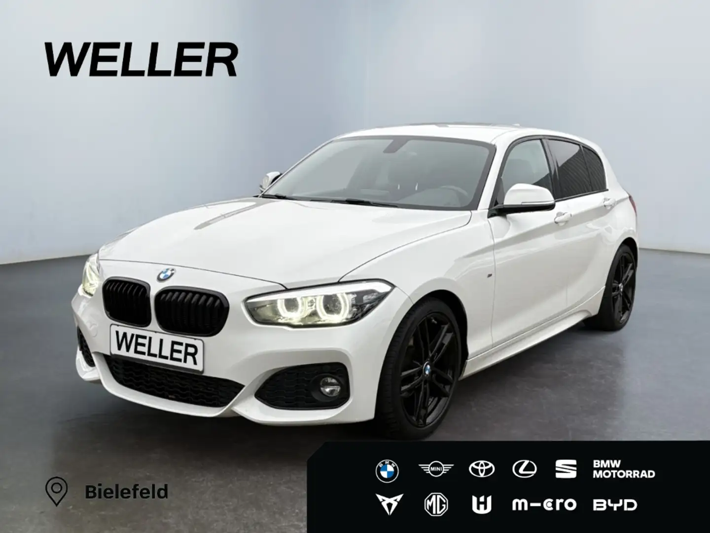 BMW 118 i Edition M Sport Shadow *LED*AHK*SHZ*PDC hi* Weiß - 1