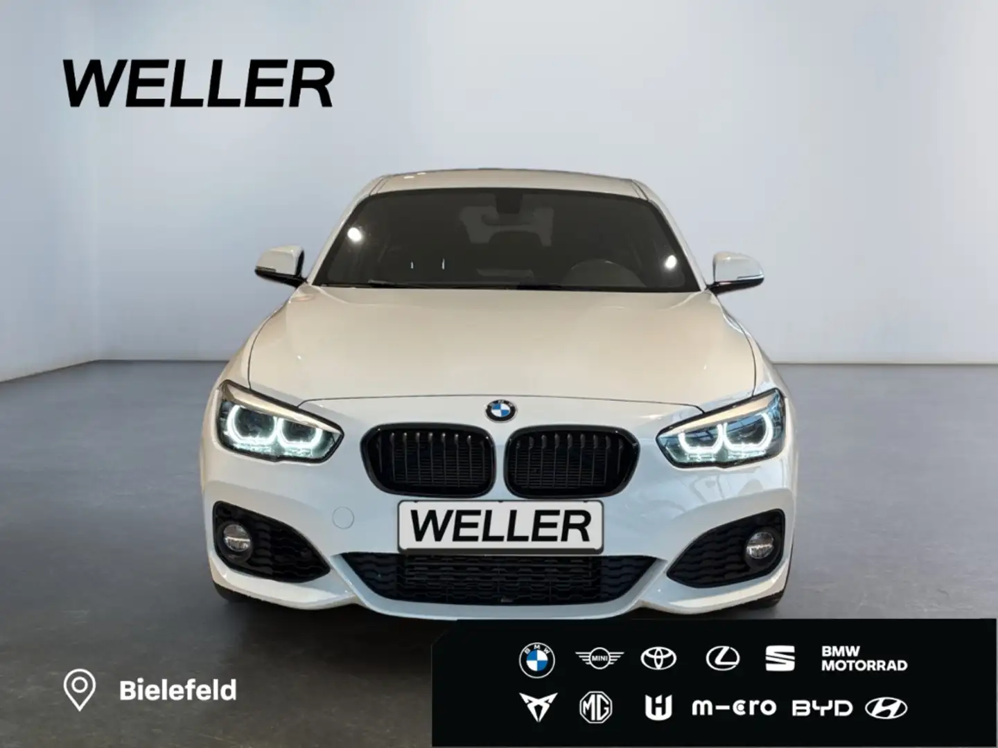 BMW 118 i Edition M Sport Shadow *LED*AHK*SHZ*PDC hi* Weiß - 2