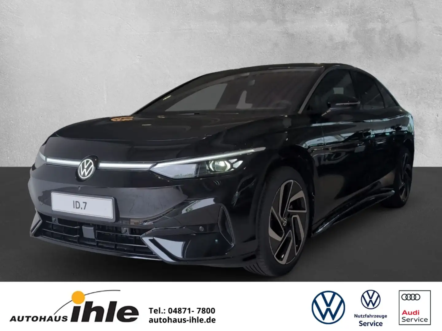 Volkswagen ID.7 Pro S 86 kWh AHK+HEADUP+NAVI+MASSAGE+MATRIXLED Negru - 1
