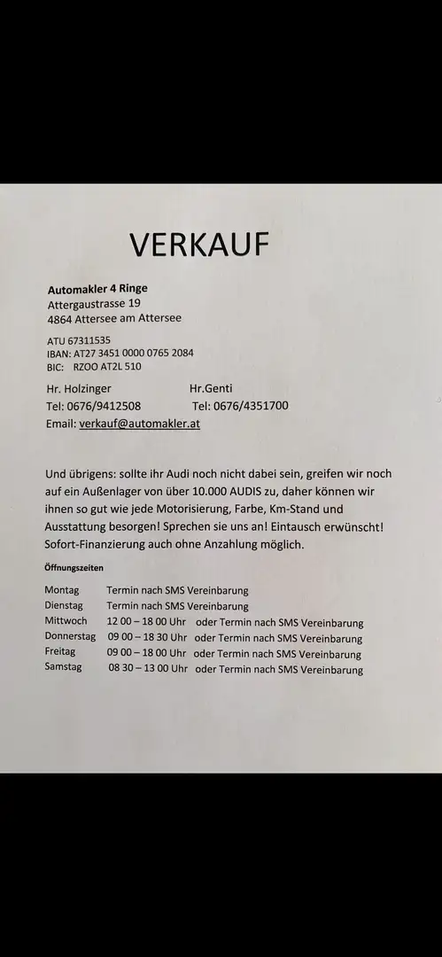 Audi A4 A4 Avant S-line MATRIX LED, MMI Navi , Sportsitze Schwarz - 2