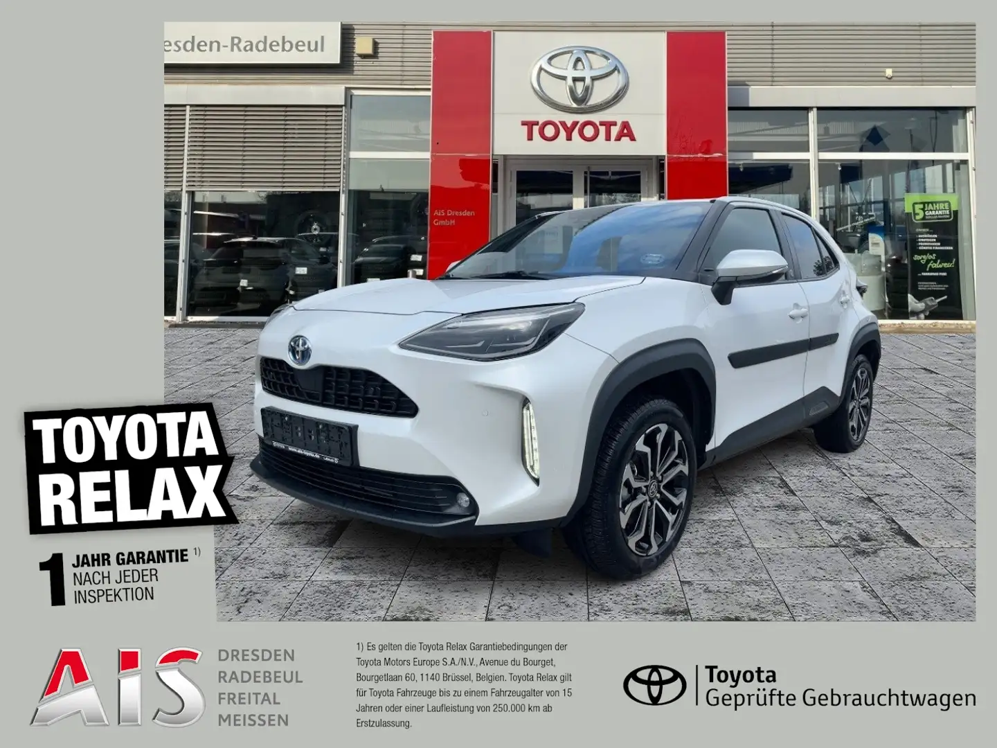 Toyota Yaris Cross 1.5 Hybrid FWD Team D Navi*KAM*SH*DAB Weiß - 1