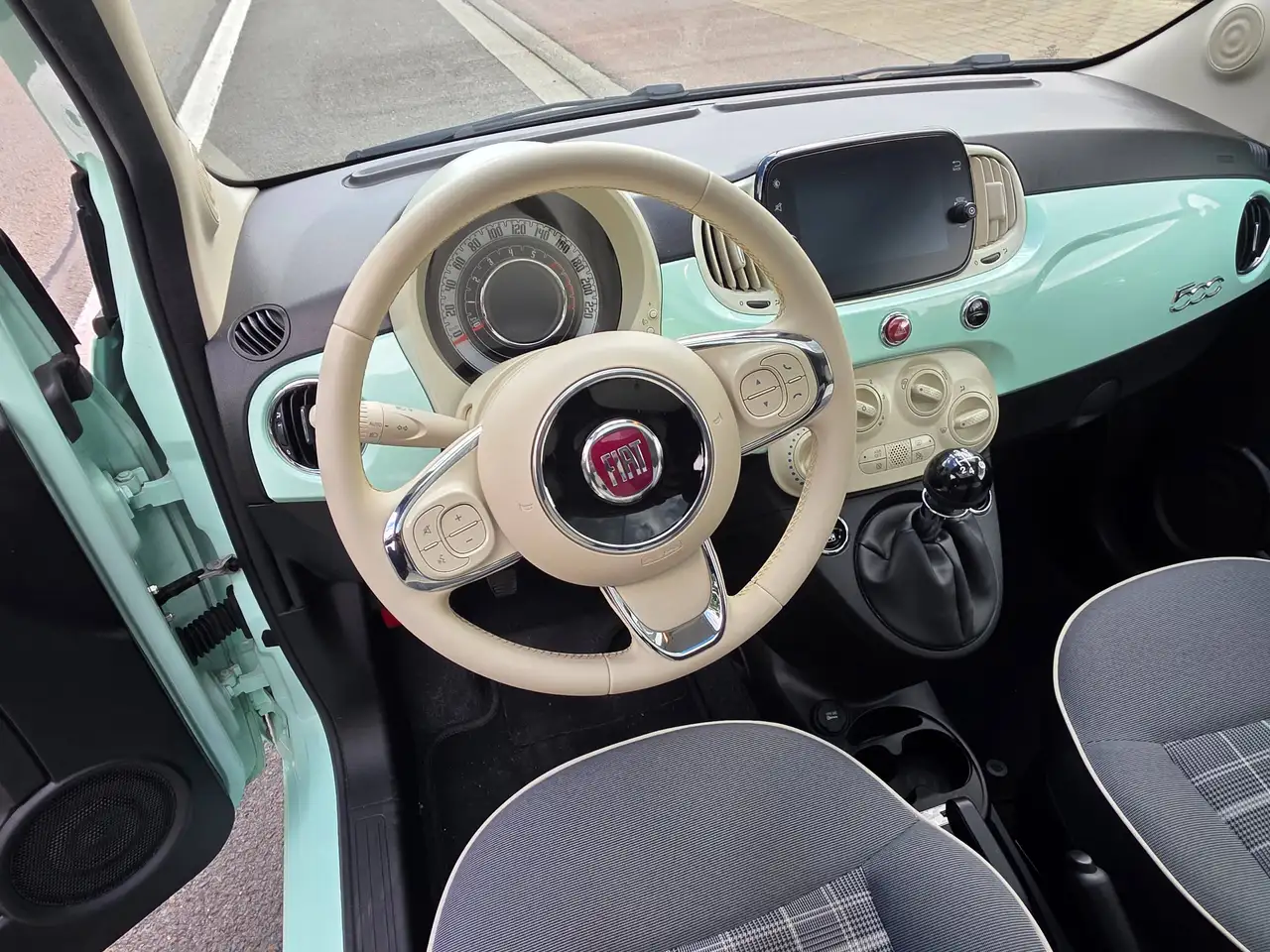 Fiat 500 1.2i Lounge 2020' 46992KM 1°EIG. IN PERFECTE STAAT !!, миниатюра 14