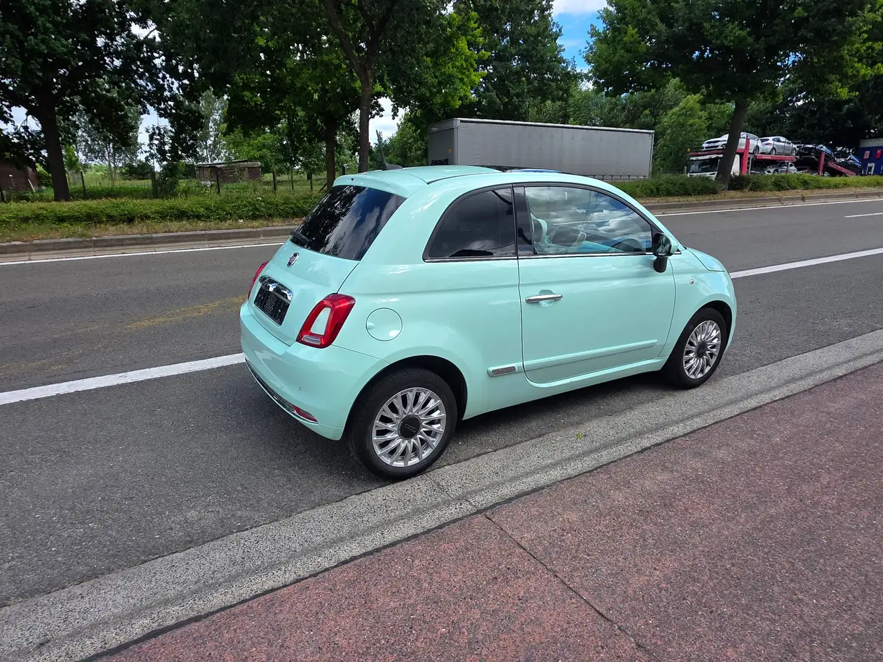 Fiat 500 1.2i Lounge 2020' 46992KM 1°EIG. IN PERFECTE STAAT !!, миниатюра 7