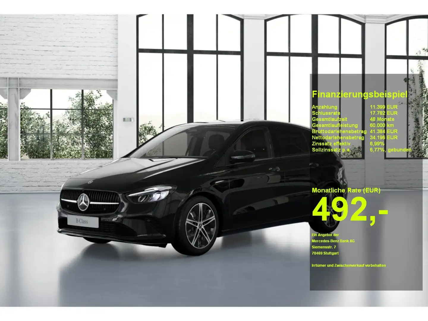 Mercedes-Benz B 200 #PROGRESSIVE #AHK #NIGHT #DISTRONIC #SOUND Schwarz - 1