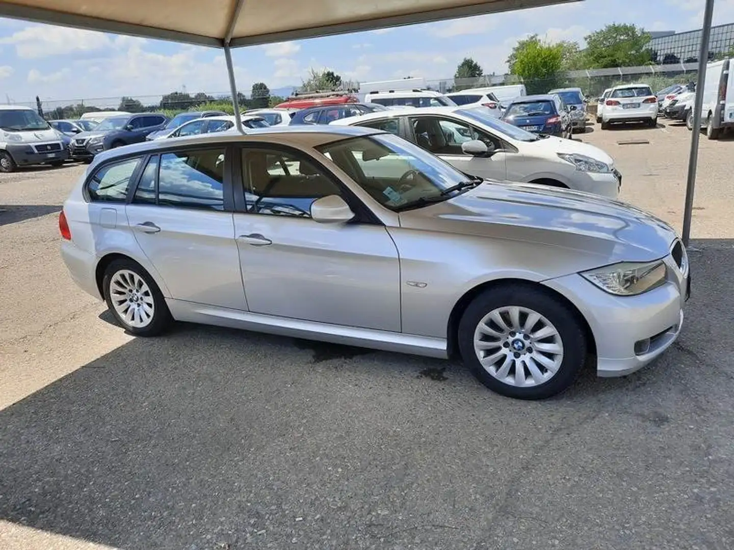 BMW 320 Serie 3 E91 Touring 320d Touring Eletta FL Argent - 1